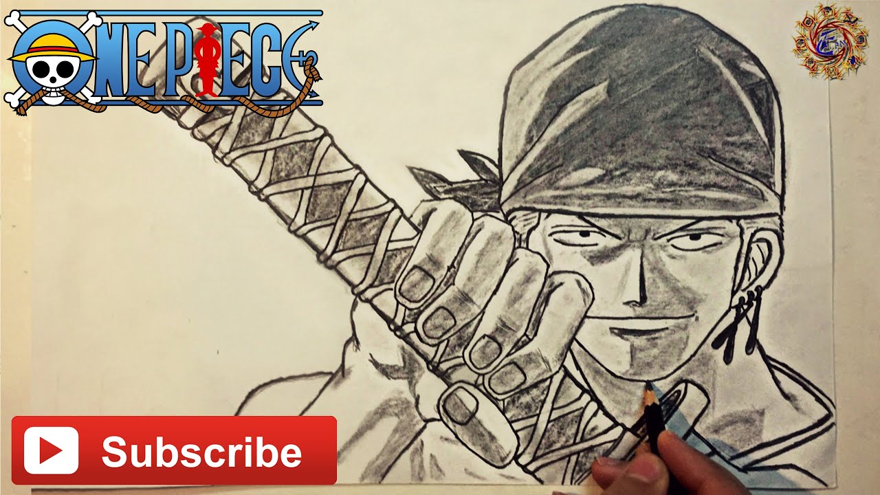 1280x720 speed drawing zoro - Zoro Drawing