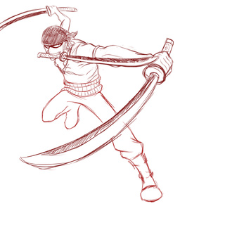 320x320 zoro drawings on paigeeworld pictures of zoro - Zoro Drawing