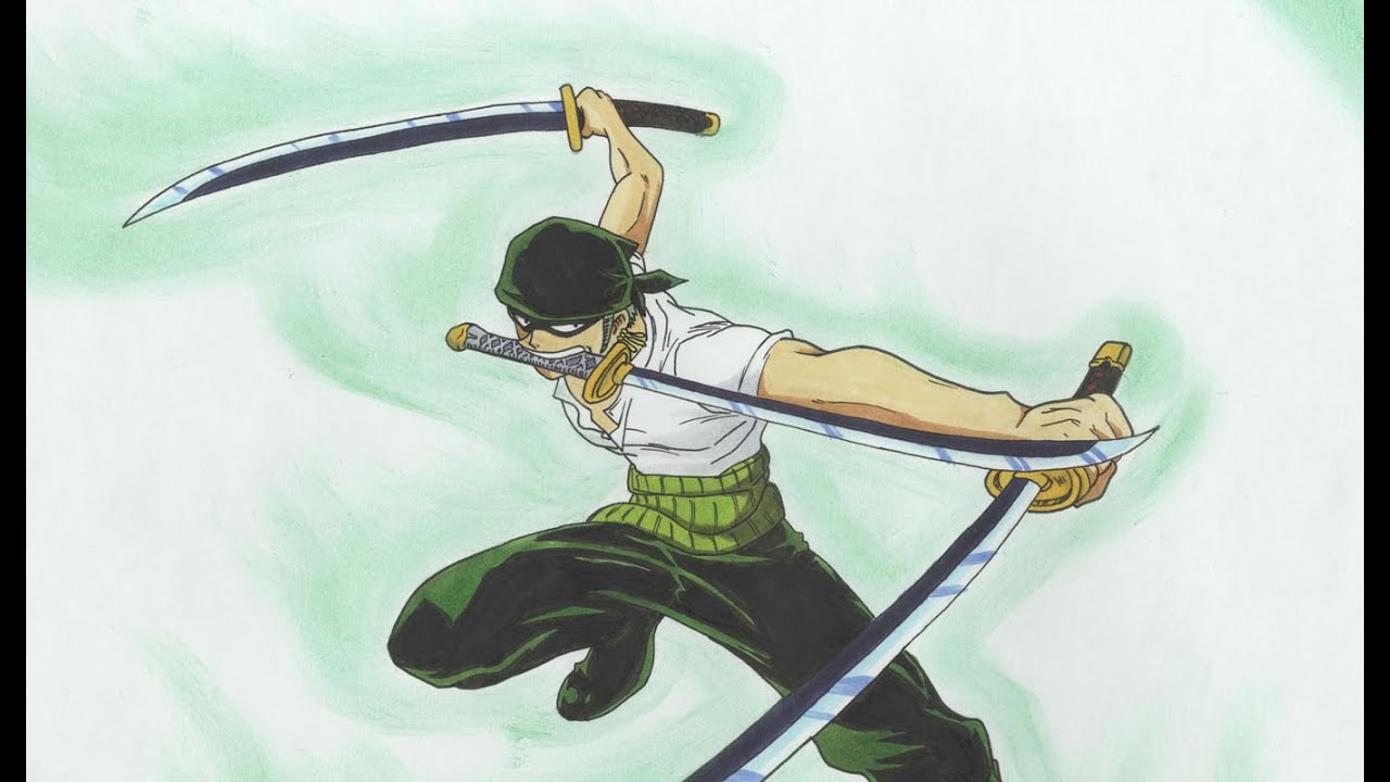 1280x720 drawing roronoa zoro - Zoro Drawing