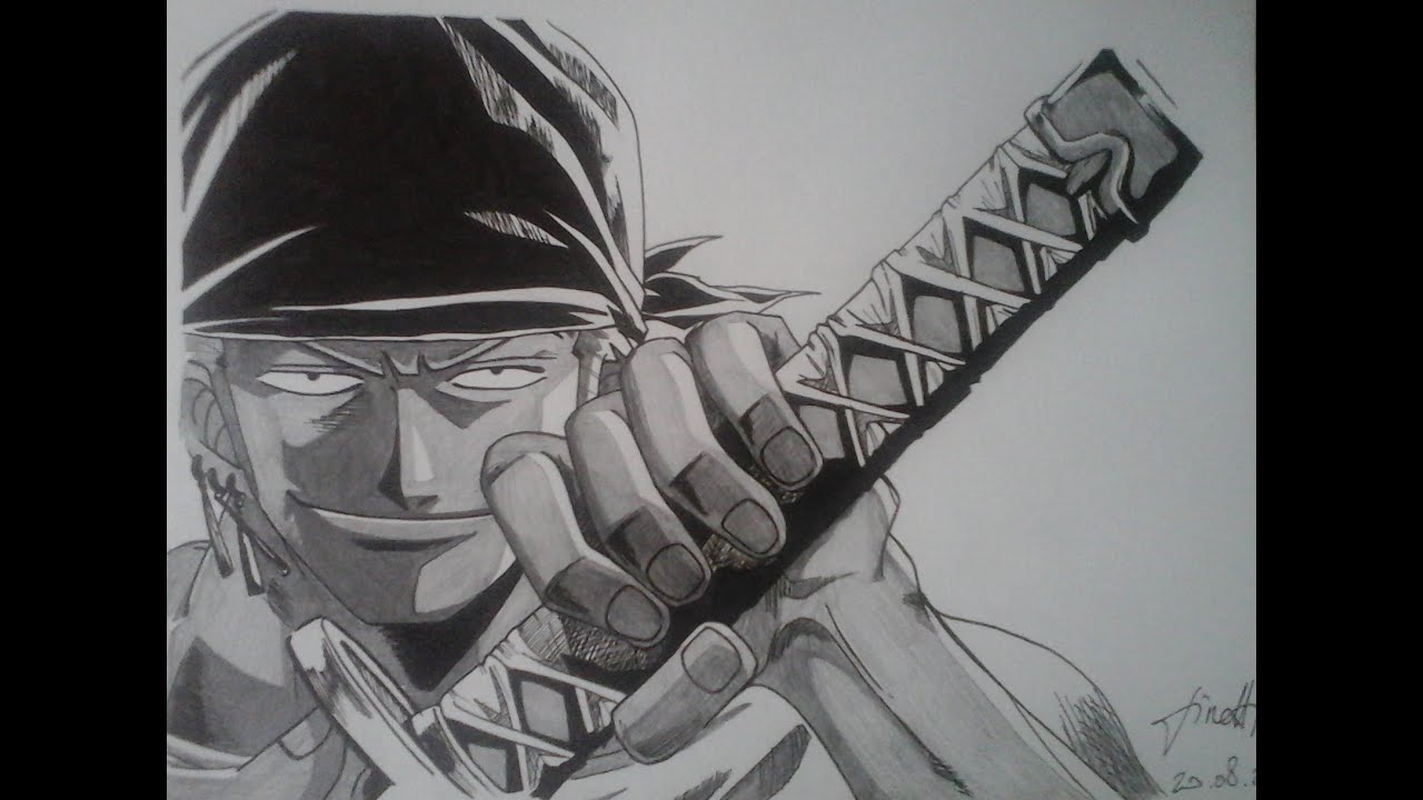 1280x720 drawing zoro - Zoro Drawing