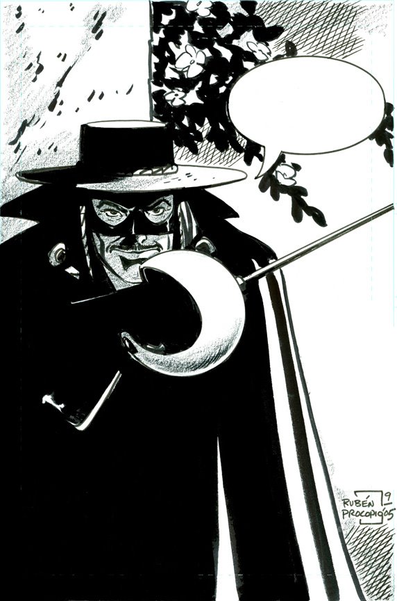 572x864 Masked Avenger Studios Zorro! - Zorro Drawing