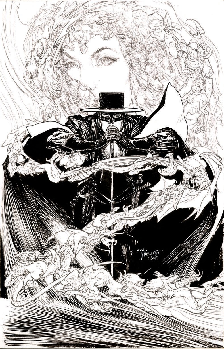 789x1225 Mike Kaluta To Draw New Zorro Adventures - Zorro Drawing
