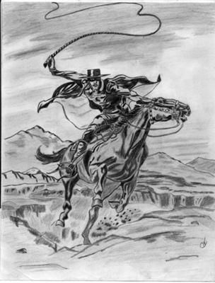 304x400 Zorro - Zorro Drawing