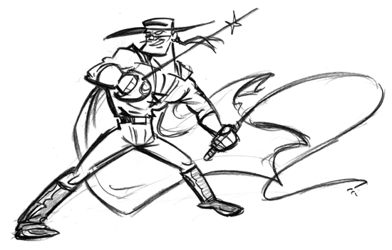 550x352 Zorro Theme Photo And Art The Drawing Club - Zorro Drawing