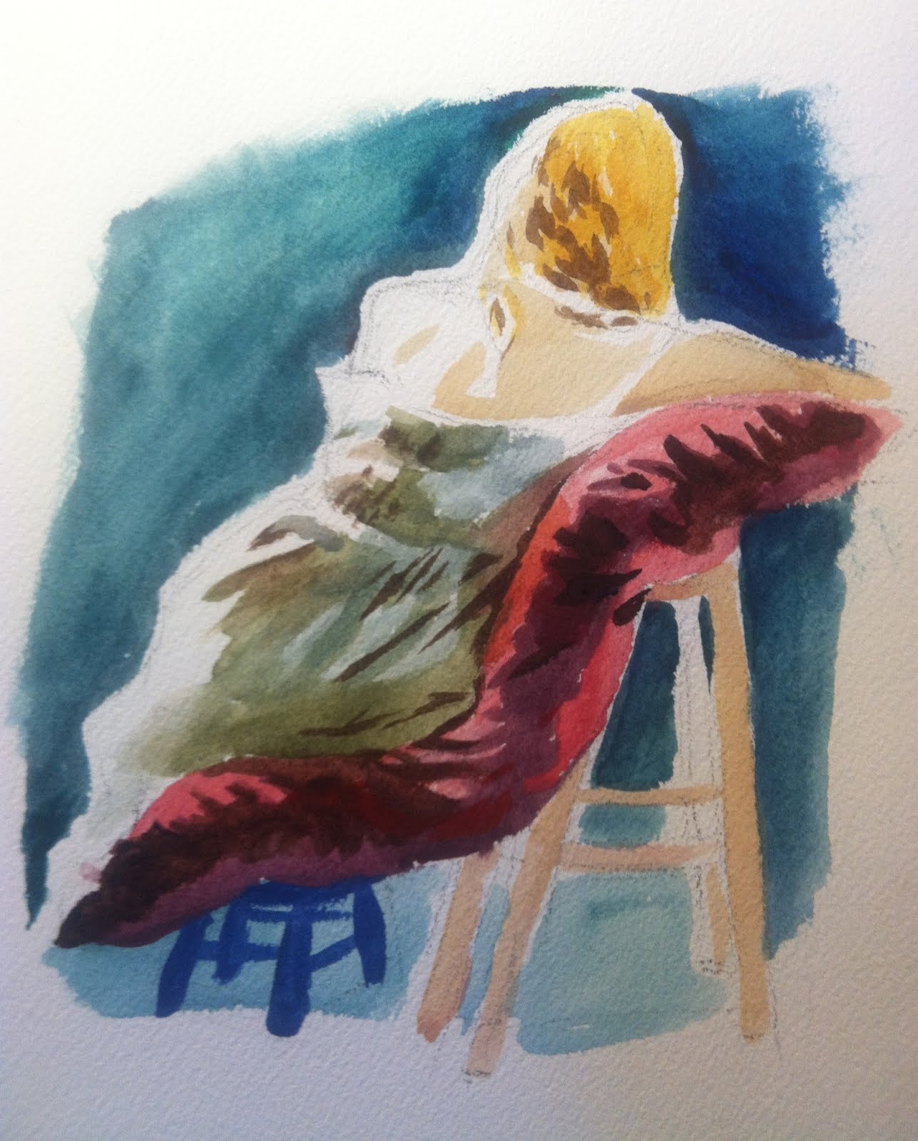 1287x1600 Watercolor 3d Painting. - 3d Watercolor