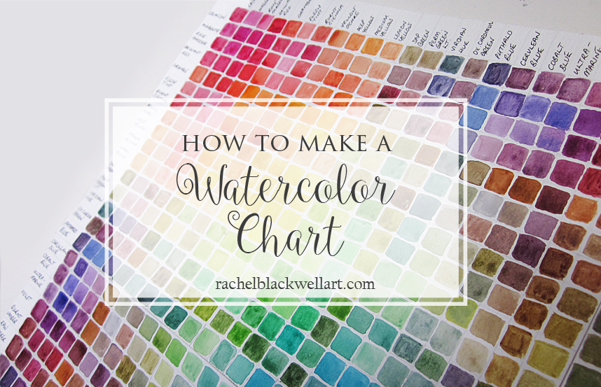 858x553 How To Make A Watercolor Color Chart Rachel Blackwell Artist - A Watercolor