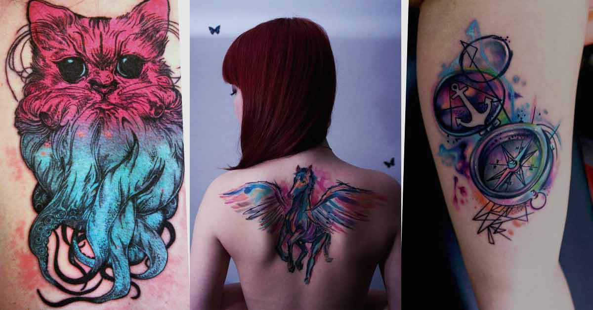 1200x627 What You Need To Know Before You Get A Watercolor Tattoo - A Watercolor