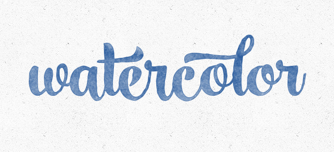 660x300 Create A Watercolor Text Effect In Photoshop Bluefaqs - A Watercolor