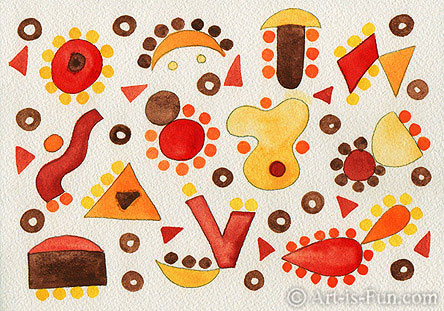 444x311 Abstract Watercolor Painting Instructions How To Paint Colorful - Abstract Art Watercolor