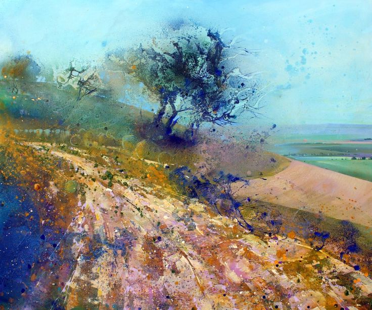 736x612 Perfect Abstract Watercolor Landscapes @rg26 Advancedmassagebysara - Abstract Art Watercolor Paintings