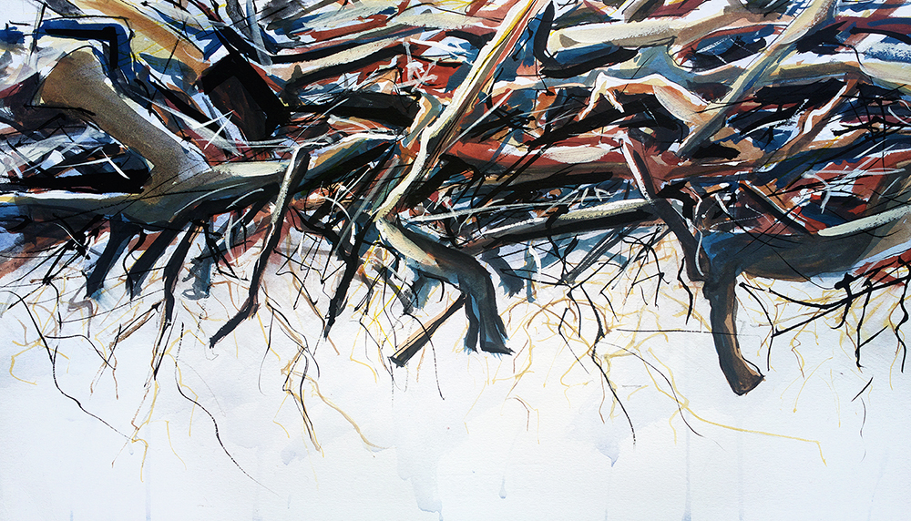 1000x572 Nature Zlatko Music Art - Abstract Art Watercolor Paintings