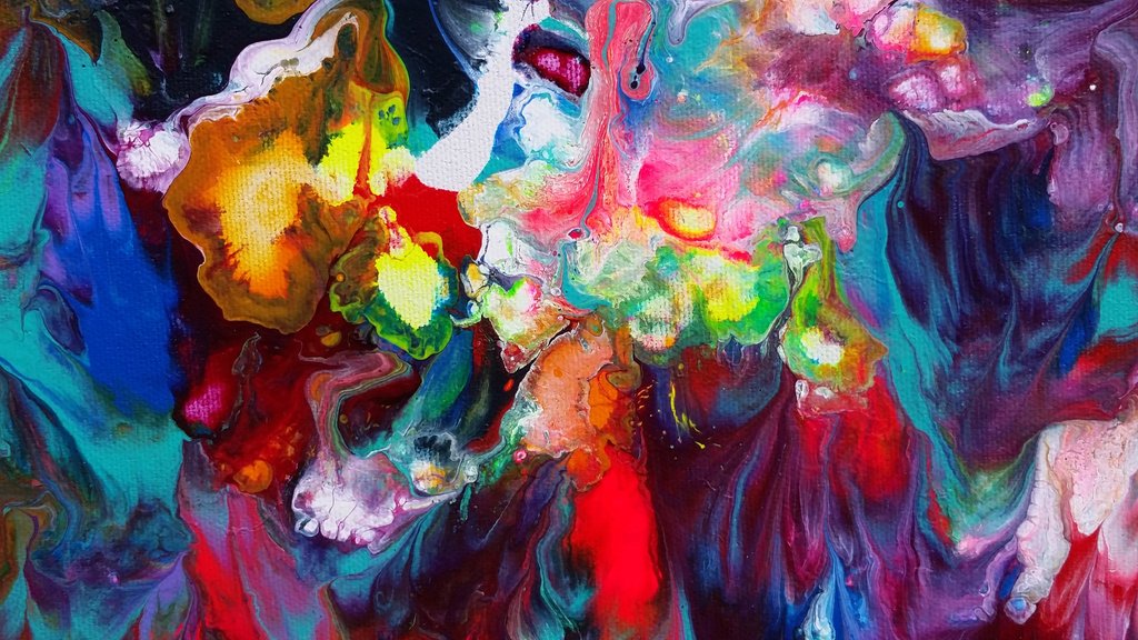 1024x576 Good Karma - Abstract Expressionism Watercolor