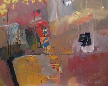 375x300 Original Abstract Expressionism Boat Watercolor Paintings For Sale - Abstract Expressionism Watercolor