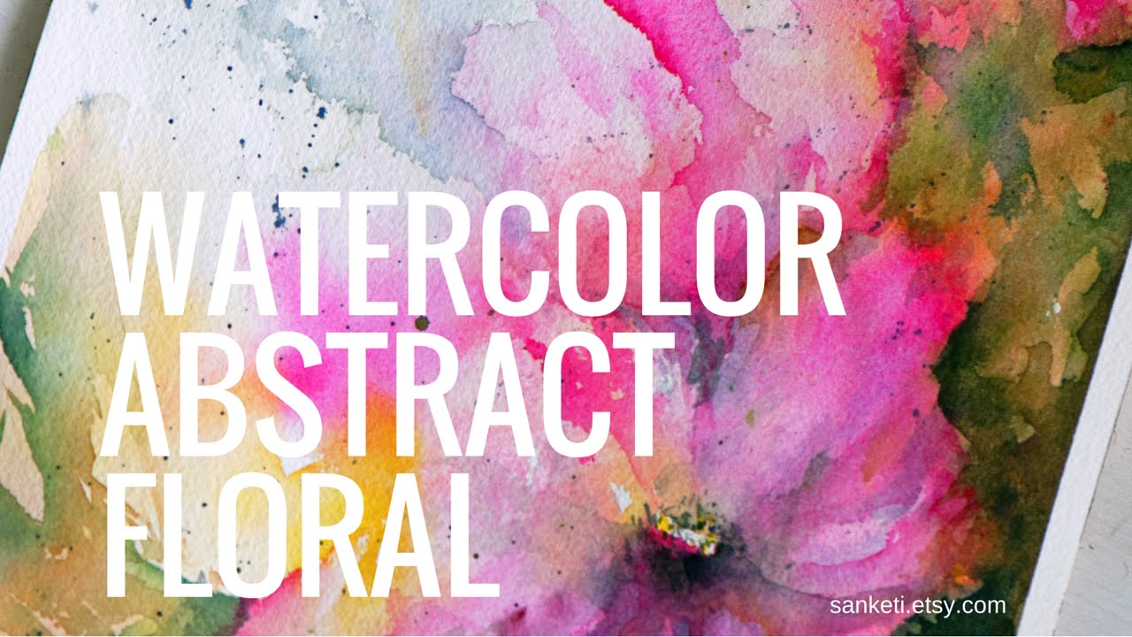 1280x720 Watercolor Abstract Floral - Abstract Flower Watercolor