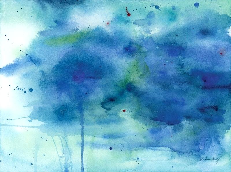 800x596 Watercolors Abstract Colorful Watercolor Texture By Love On Famous - Abstract Ocean Watercolor