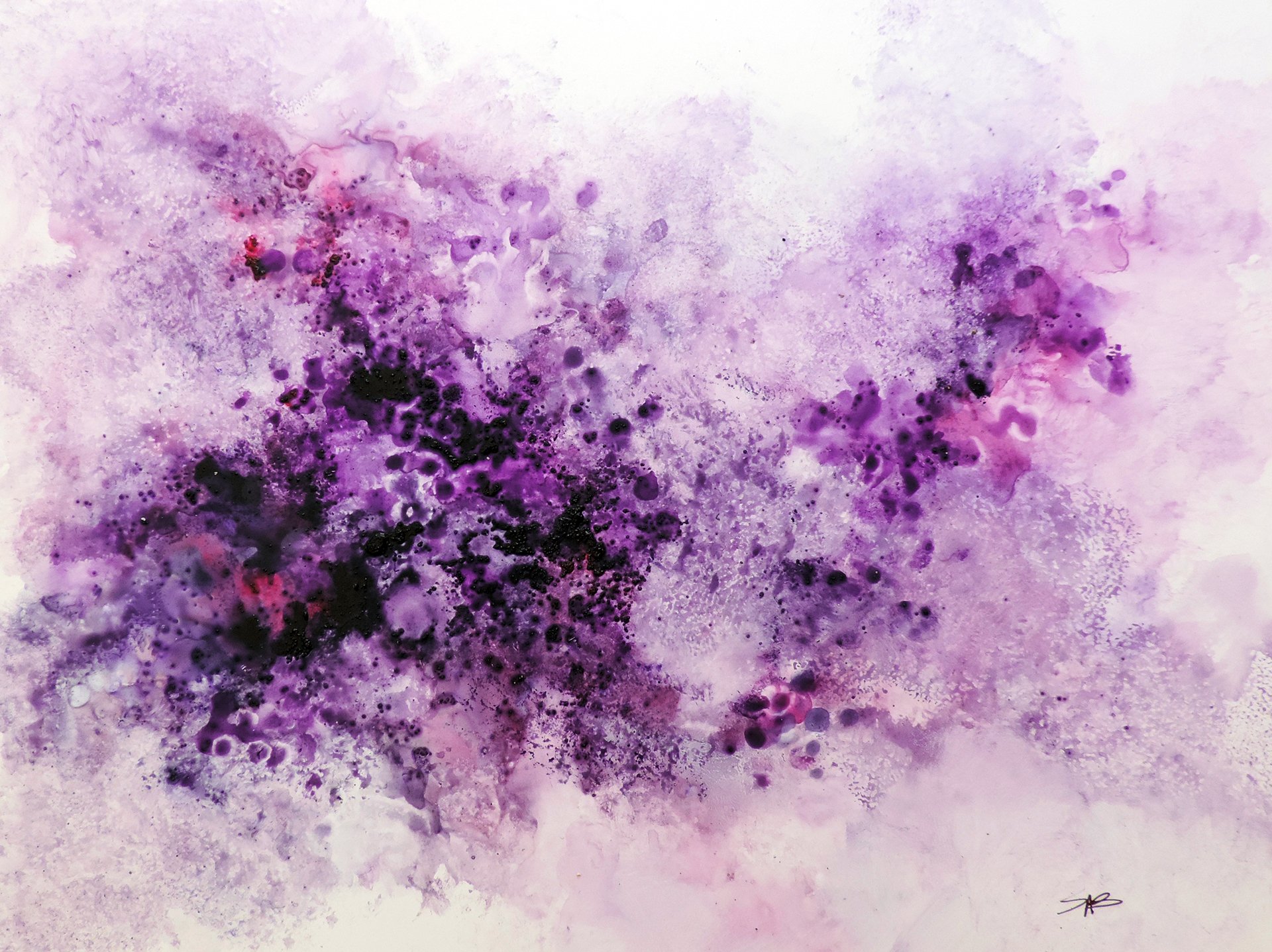1920x1438 Lyn (Original Abstract Watercolor) - Abstract Water Color Art