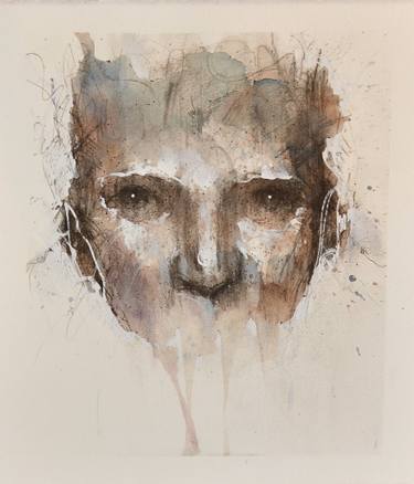 Abstract Watercolor Face at PaintingValley.com | Explore collection of ...