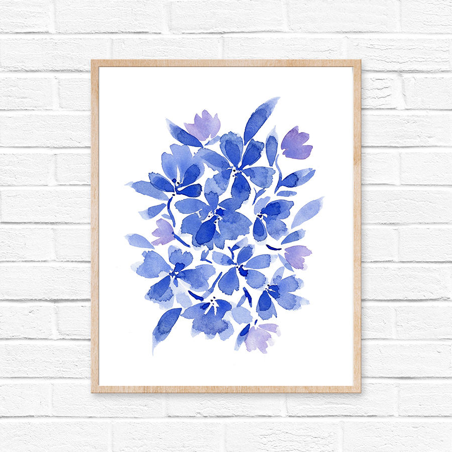 Abstract Watercolor Flower Paintings at PaintingValley.com | Explore ...