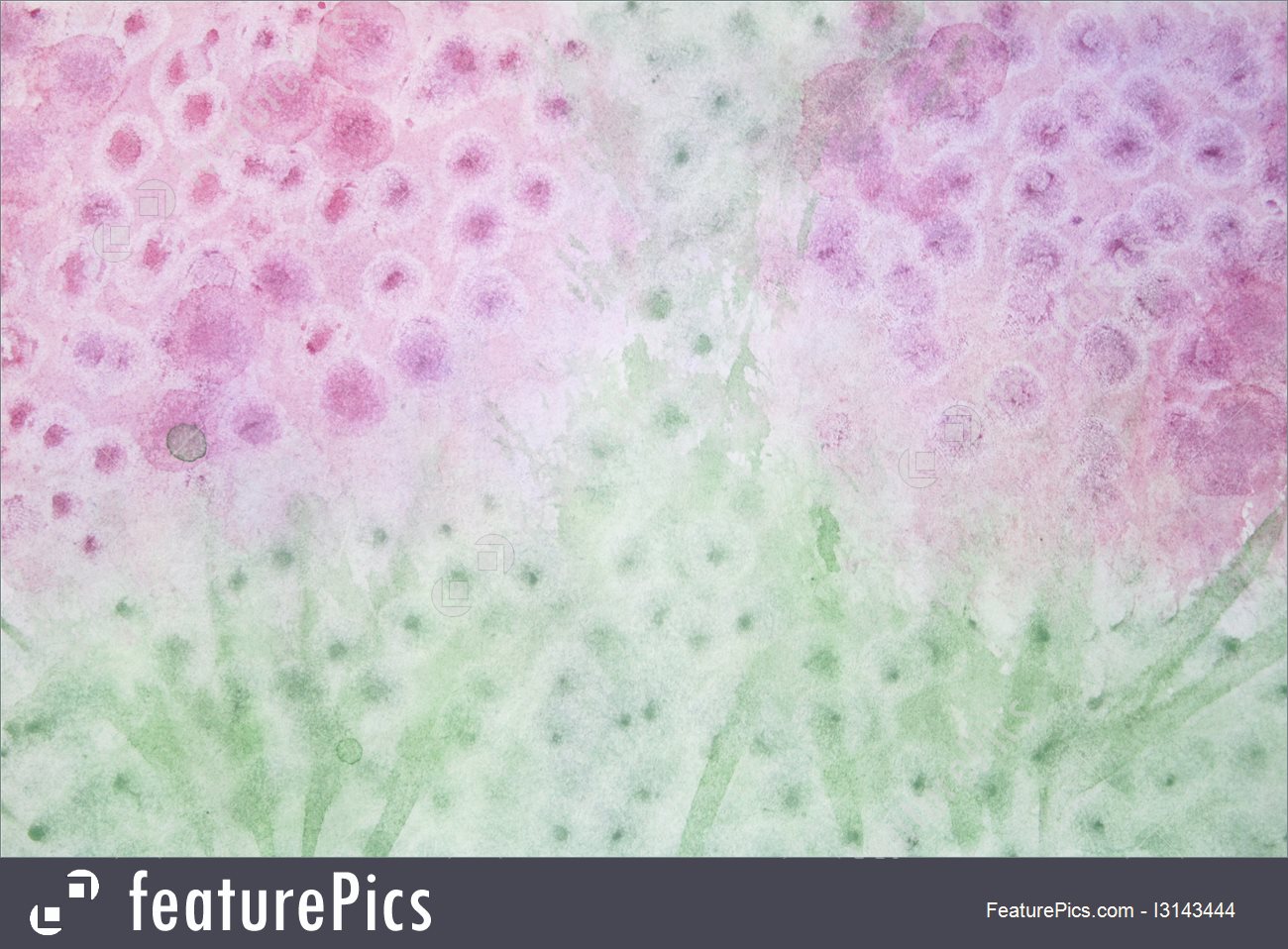 1300x958 Abstract Watercolor Flowers Background On Paper Texture - Abstract Watercolor Flowers