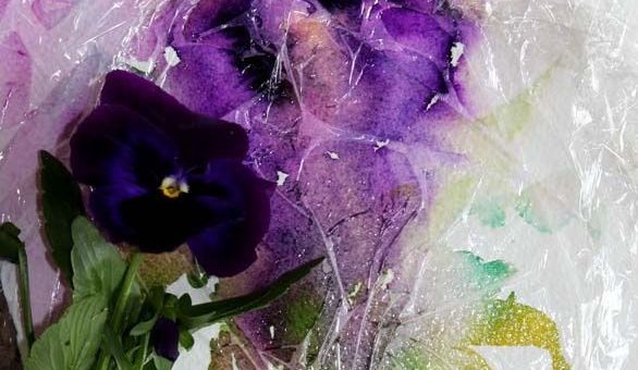 586x340 Pics Of Abstract Watercolor Flowers Wall Art Design - Abstract Watercolor Flowers