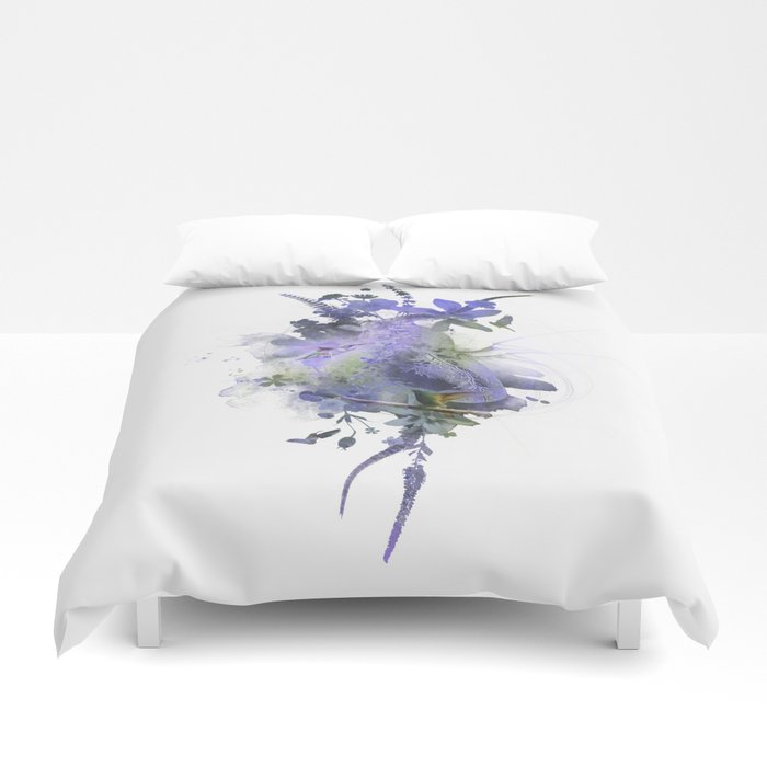 700x700 Hummingbird Heart Abstract Watercolor Art Print, Wall Art - Abstract Watercolor Hummingbird