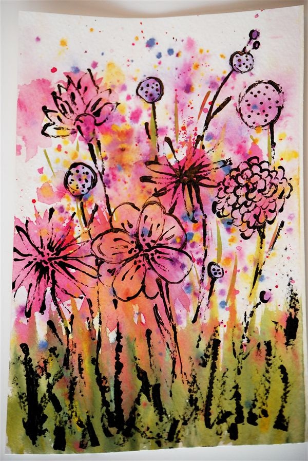 600x897 Watercolor Flower Ideas Luxury 20 Easy Abstract Painting Ideas - Abstract Watercolor Ideas