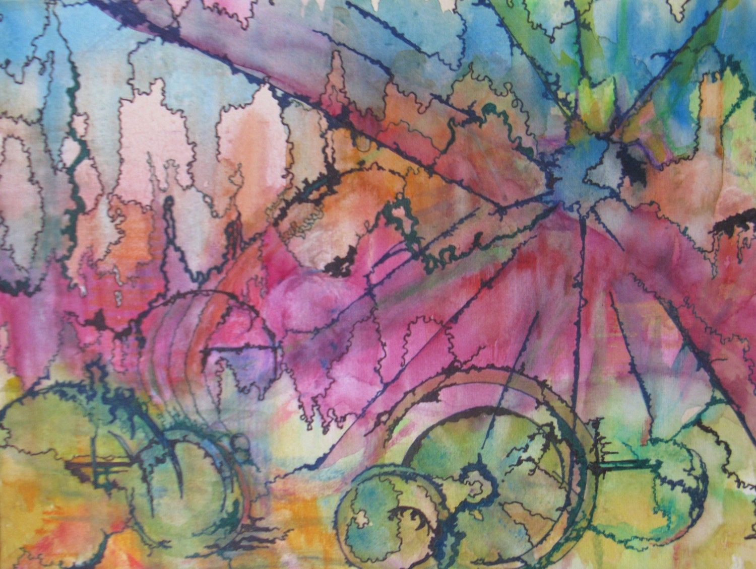 1500x1130 Photos Watercolor And Ink Paintings, - Abstract Watercolor Ink