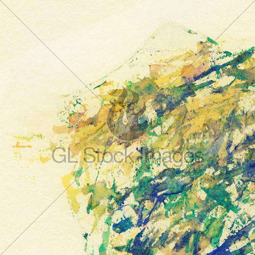 500x500 Abstract Watercolor, Ink Brush Strokes, Splashes Background Gl - Abstract Watercolor Ink