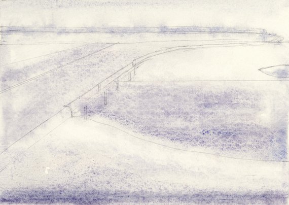 570x404 Watercolor Landscape Painting Abstract Watercolor Original Etsy - Abstract Watercolor Landscape