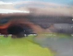 Abstract Watercolor Landscape Paintings