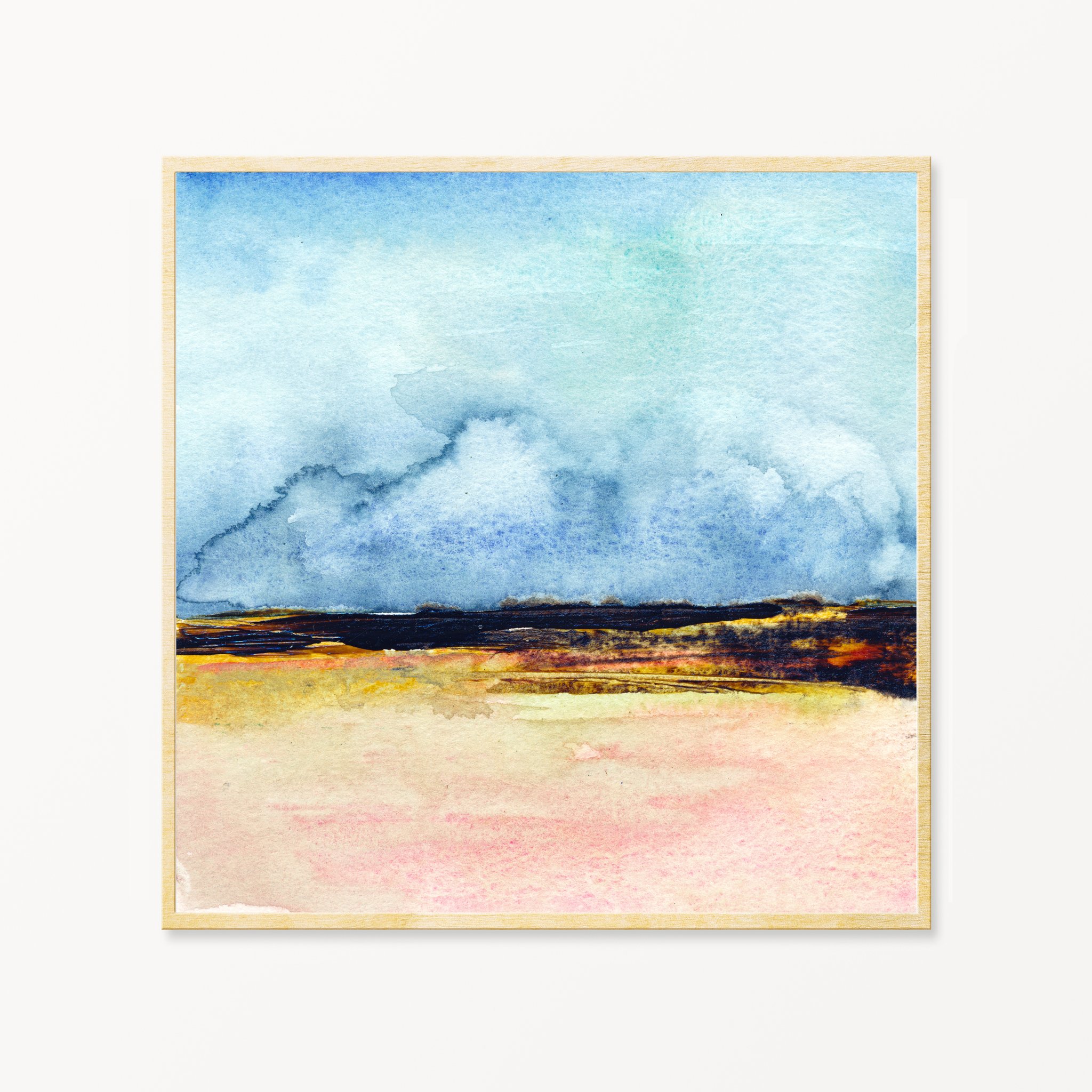 2048x2048 Landscape Painting - Abstract Watercolor Landscape Paintings