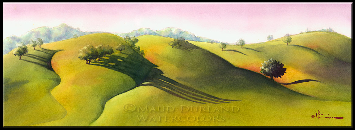 1167x427 Watercolor Landscape Paintings - Abstract Watercolor Landscape Paintings