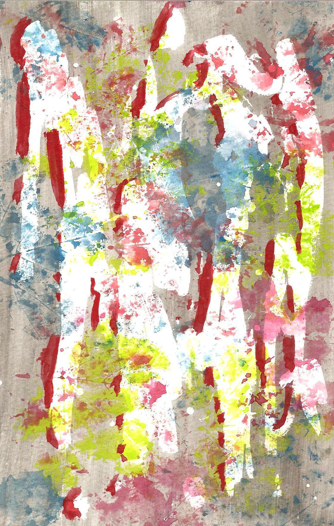 1116x1756 Day 306 Abstract Watercolor Making Made - Abstract Watercolor Leaves