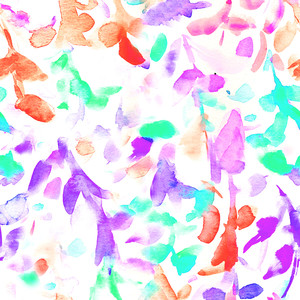 300x300 Silhouette Design Store - Abstract Watercolor Leaves
