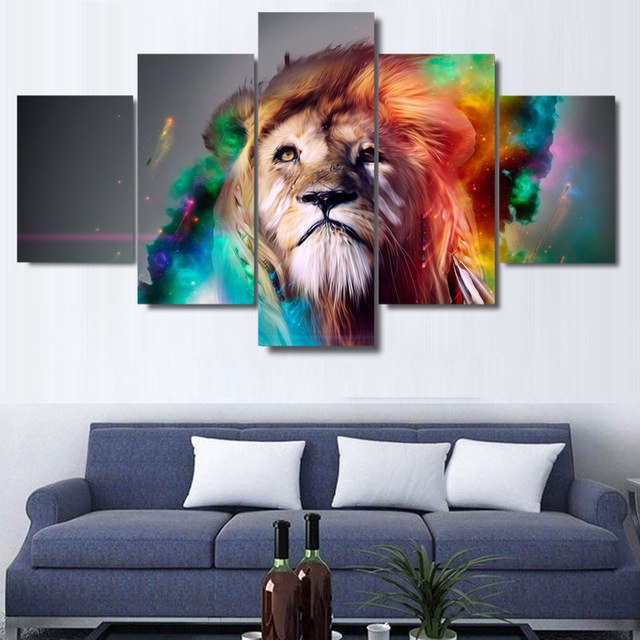 Abstract Watercolor Lion At Paintingvalley.com 