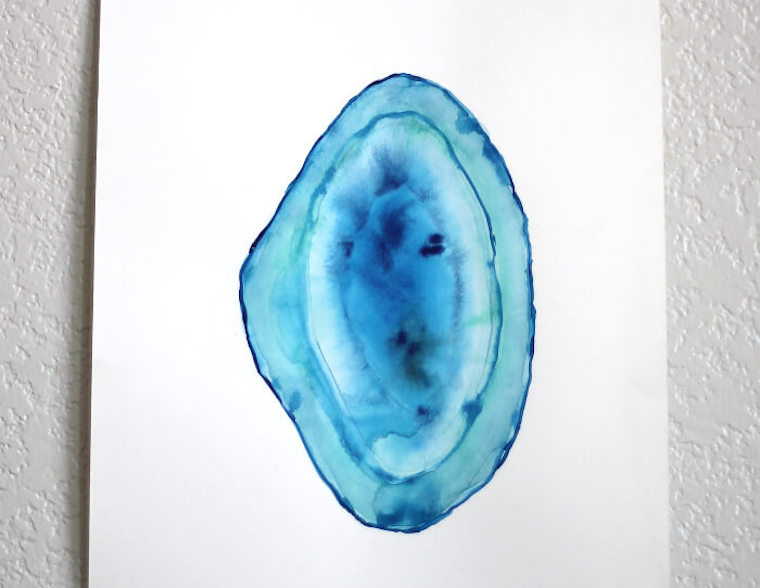 760x588 12 Easy Watercolour Painting Tutorials Funmary - Abstract Watercolor Painting For Beginners