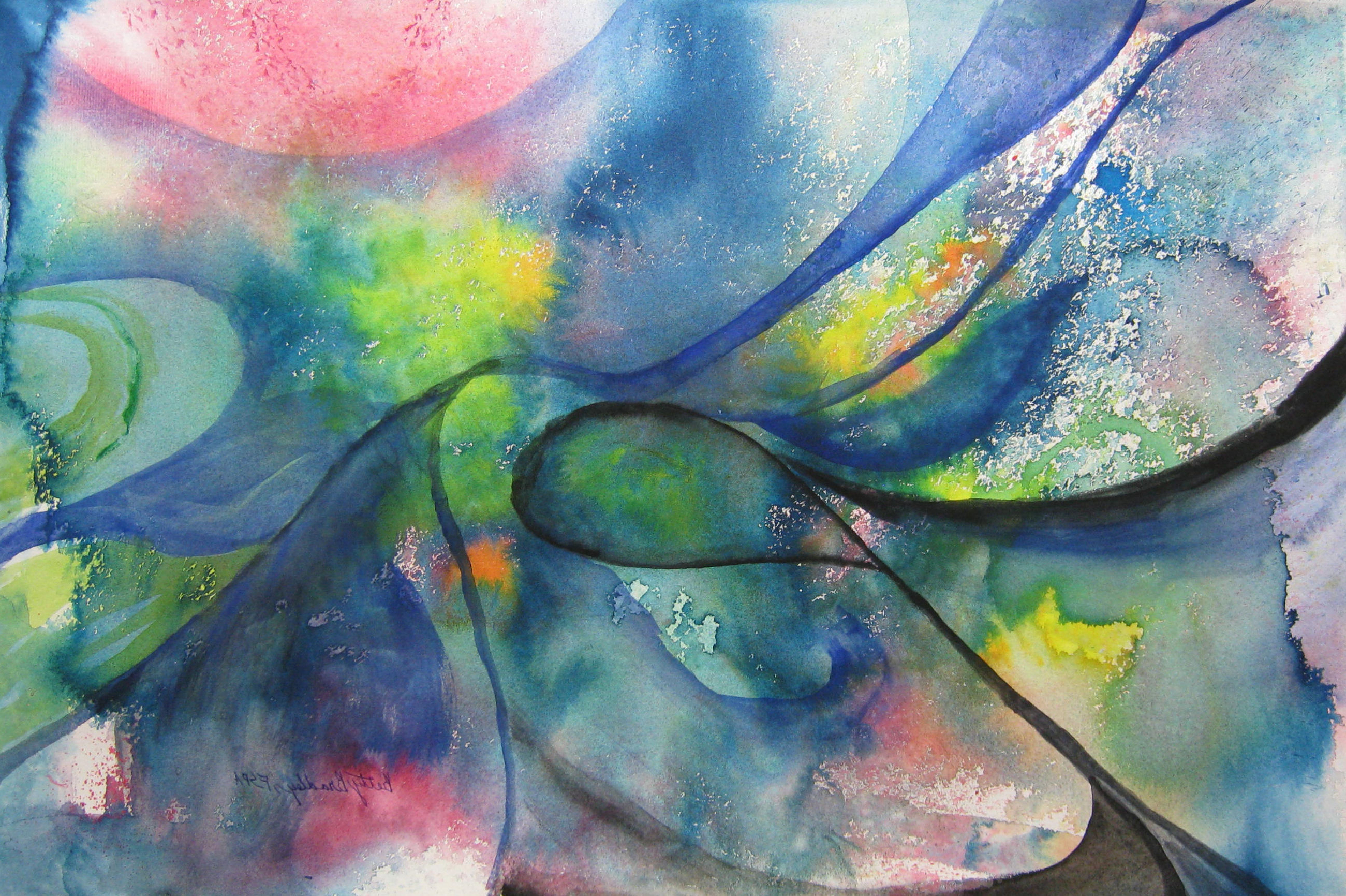 Abstract Watercolor Painting For Beginners at PaintingValley.com