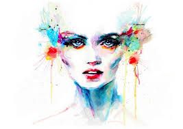 Abstract Watercolor Portrait Painting At Paintingvalley Com Explore Collection Of Abstract Watercolor Portrait Painting