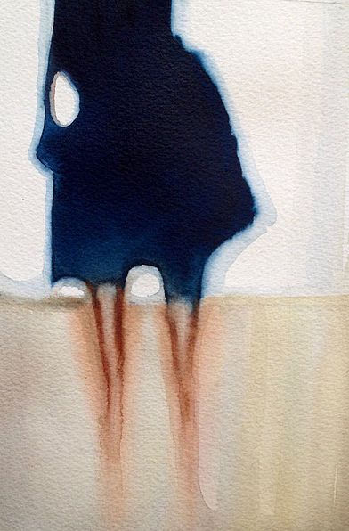 392x596 Serie Sur Le Du Flou, Perception De Du - Abstract Watercolor Portraits