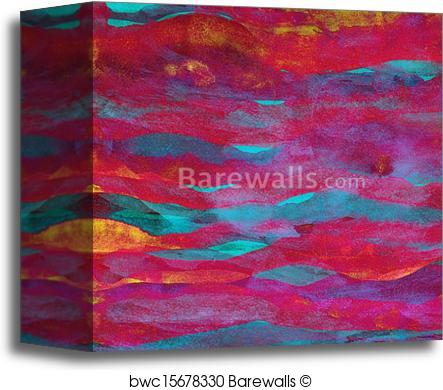 443x390 Canvas Print Of Abstract Watercolor Background Barewalls Posters - Abstract Watercolor Prints