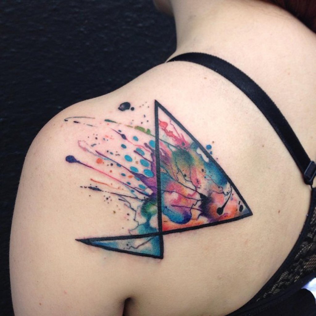 Image result for watercolor abstract tattoo