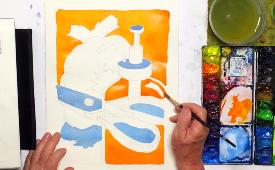 956x591 All About Using Back Washes As An Abstract Watercolor Technique - Abstract Watercolor Techniques