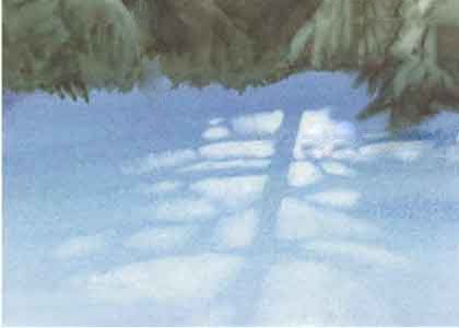 420x300 Shadows Watercolor Demonstration Artpainting - Abstract Watercolor Techniques