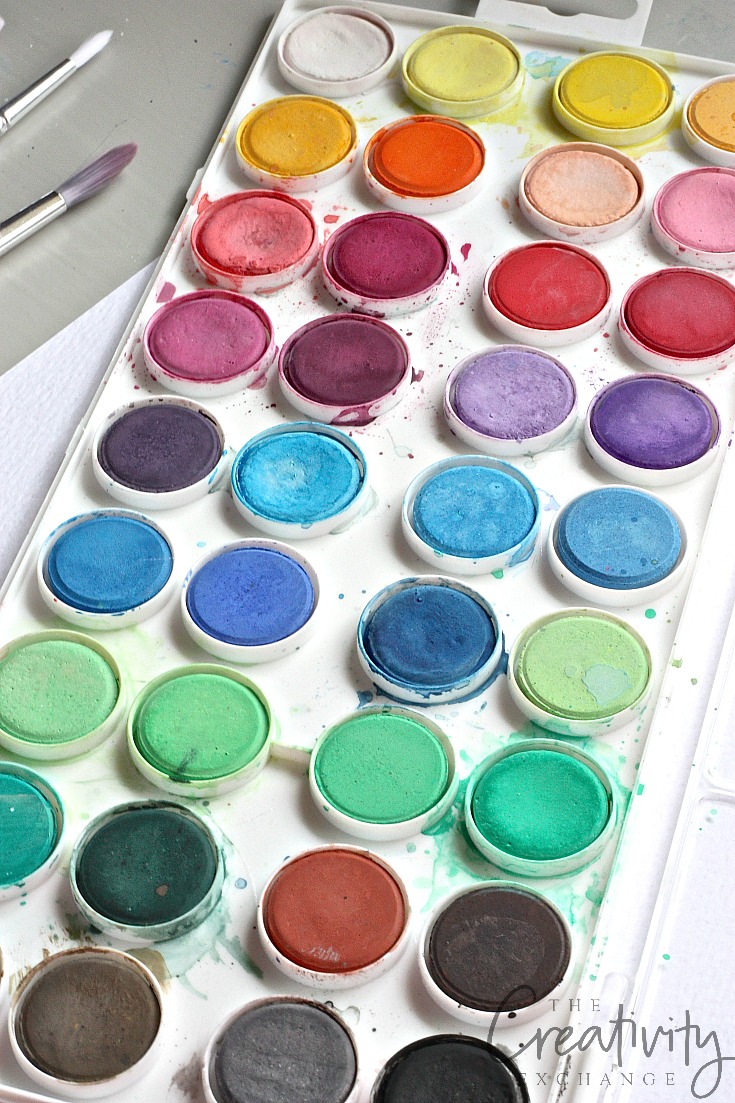 735x1103 Diy Abstract Watercolor Art For Framing - Abstract Watercolor Tutorial