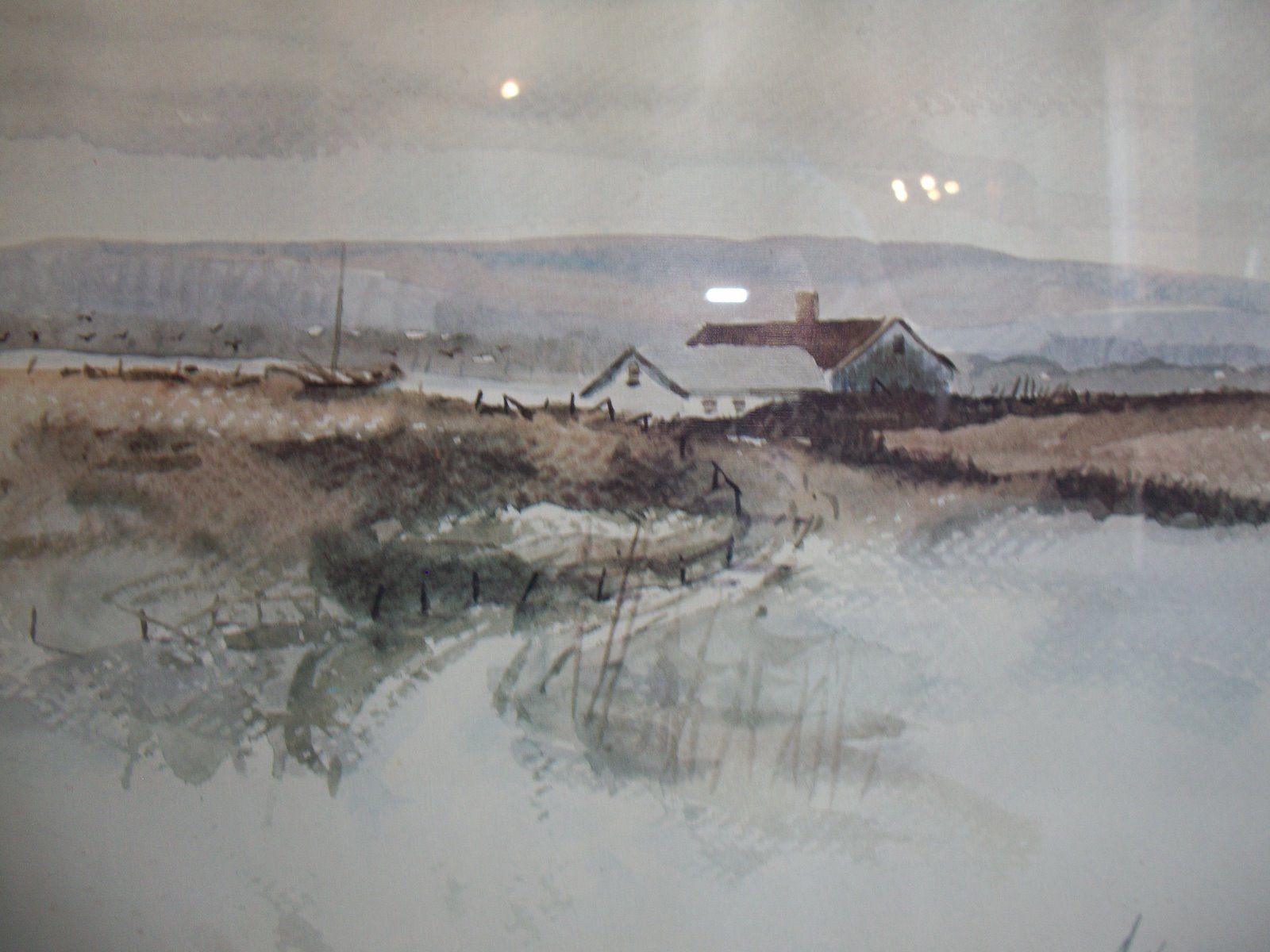 1600x1200 Frank Ackerman Framed Watercolor Print 16 X 20 - Ackerman Watercolor