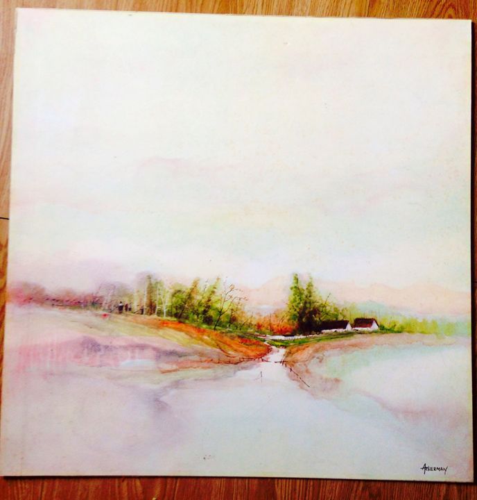 688x720 The Stream - Ackerman Watercolor