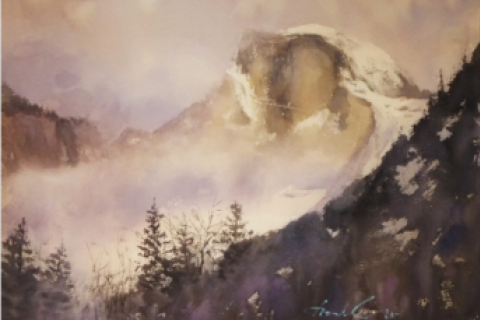 480x320 Atmospheric Perspective - Advanced Watercolor