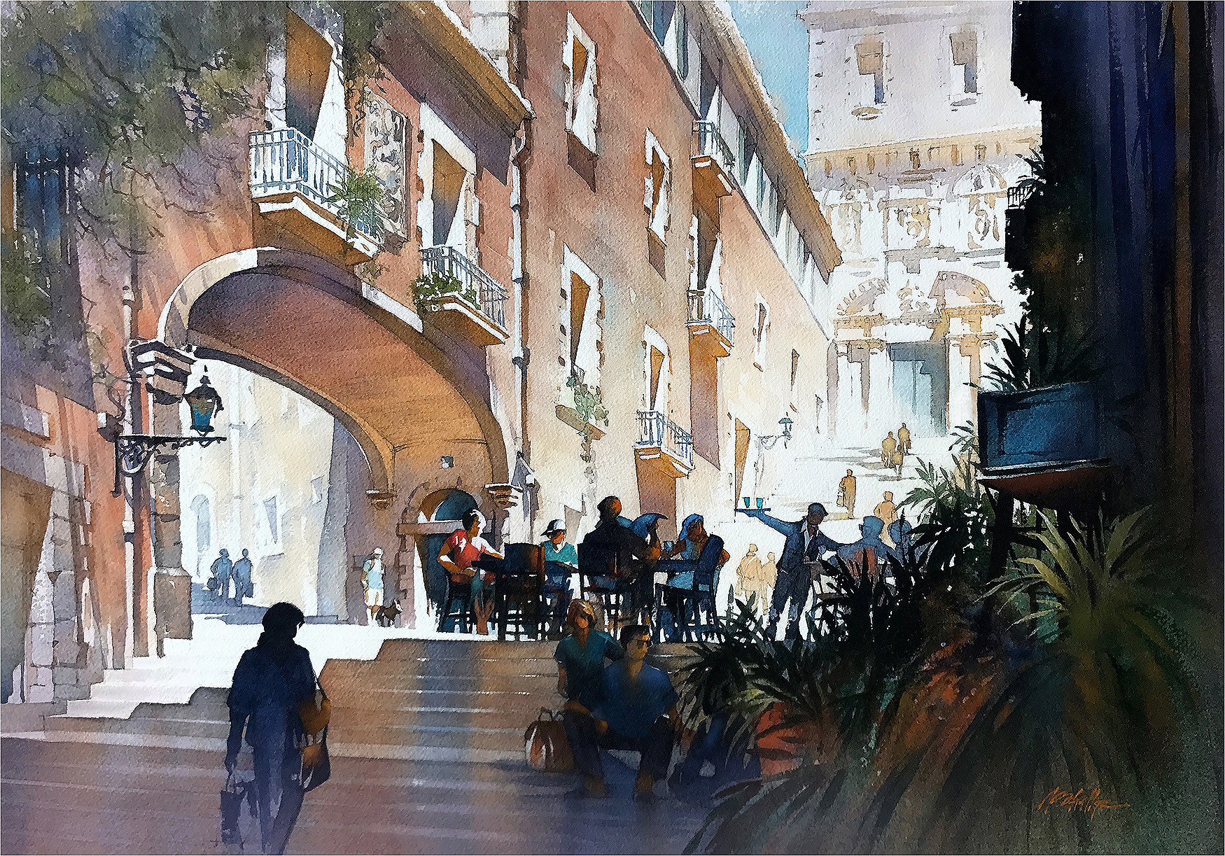 1750x1223 The Architecture Of Light, Advanced Watercolor - Advanced Watercolor