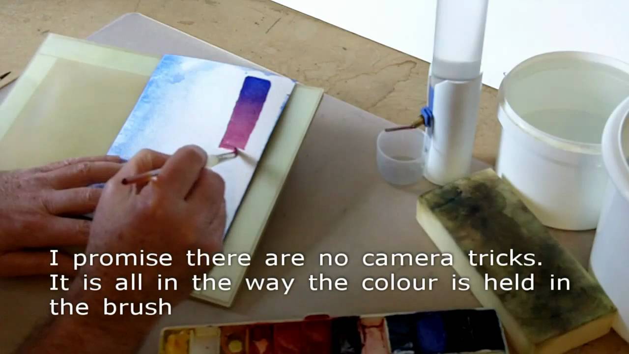 1280x720 Watercolour Demonstration. Advanced Techniques With A New - Advanced Watercolor