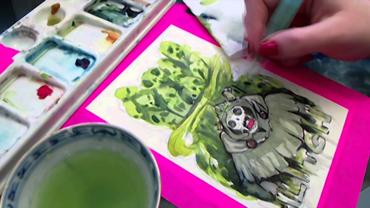 1280x720 Sketch A Day - Adventure Time Watercolor